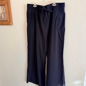 Women's IUGA Black Wide Leg Pants